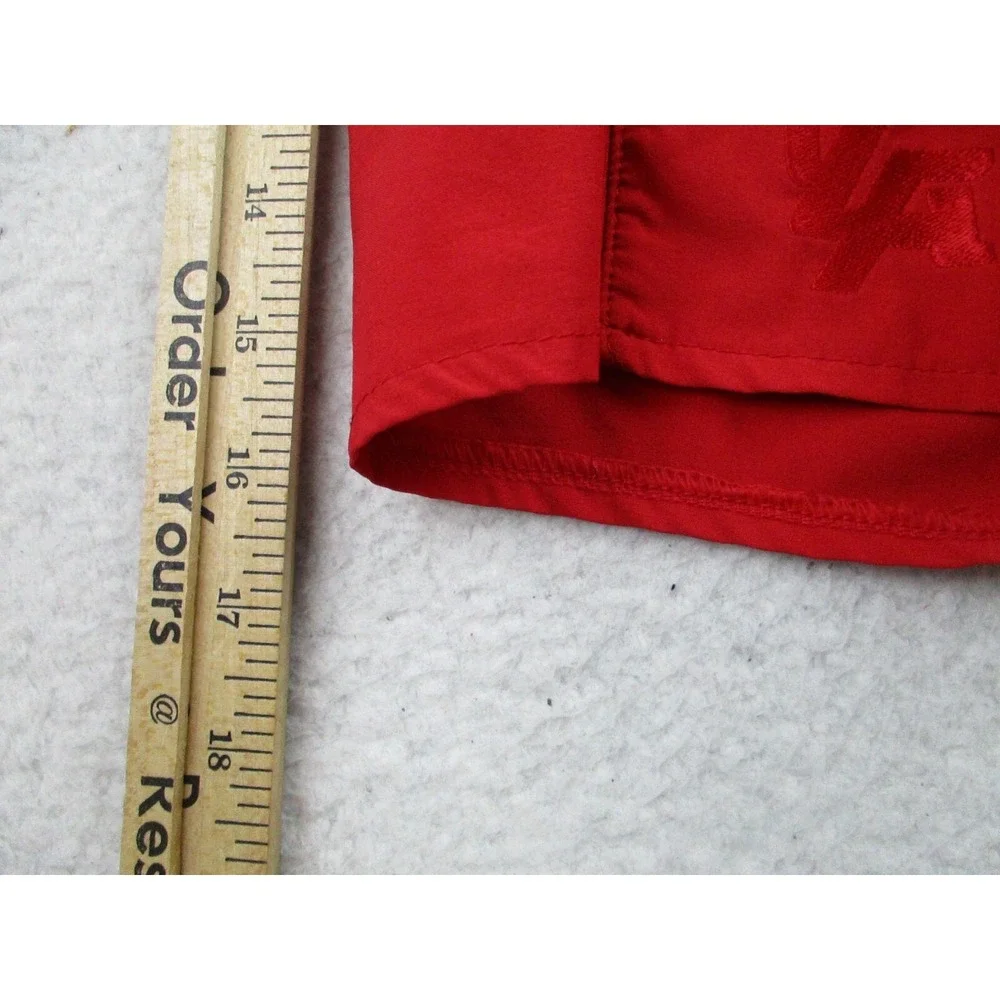 YoungLA Shorts Mens Youth XL Red Zip Pockets Athletic‎ Running Training USA